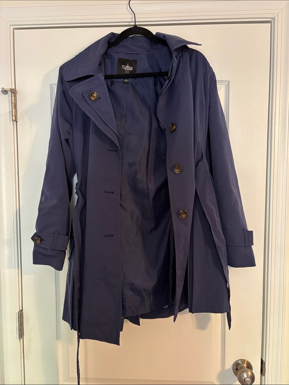 London Fog Navy Trench Coat